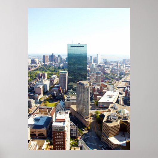 Aerial view of Boston 2 Poster (Vorne)