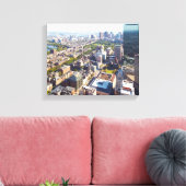 Aerial view of Boston Leinwanddruck (Insitu (Wohnzimmer))