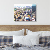 Aerial view of Boston Leinwanddruck (Insitu (Schlafzimmer))