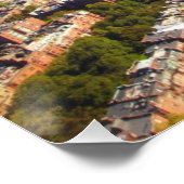 Aerial view of Boston Poster (Ecke)