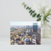 Aerial view of Boston Postkarte (Stehend Vorderseite)