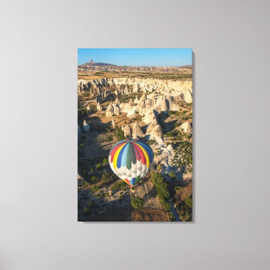 Aerial View Of Hot Air Ballons, Cappadocia Leinwanddruck (Vorderseite)