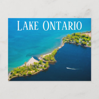 Aerial View of Lake Ontario Postcard - Great Lakes Postkarte