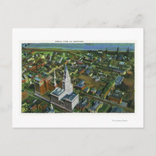 Aerial View of the City 2 Postkarte (Vorderseite)