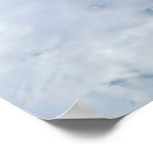 Aerial View of the Snowy Alps – Flight to Venice Poster (Ecke)