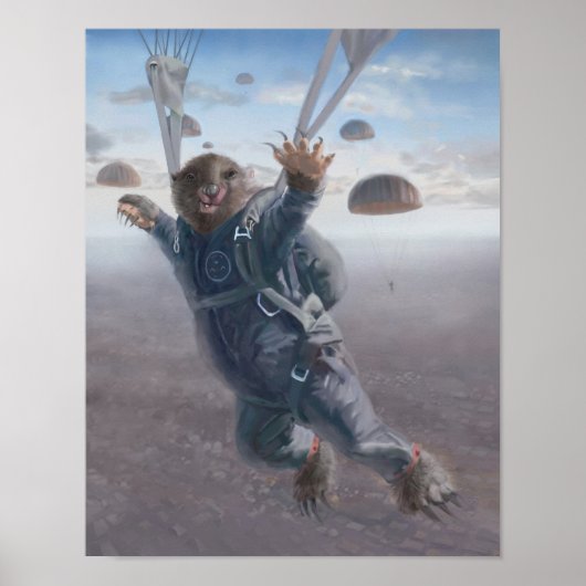 Aerial Wombat Joyride Poster (Vorne)