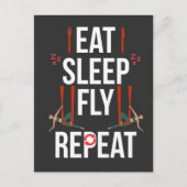 Aerial Yoga Artist Gymnastik Tanz Aerialist Girl Postkarte (Vorderseite)