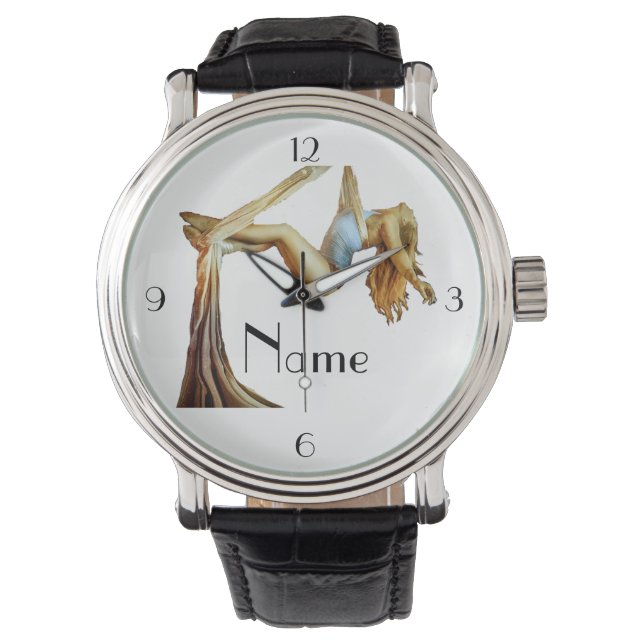 Aerial Yoga Fitness Thunder_Cove Armbanduhr (Vorderseite)