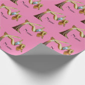 Aerial Yoga Fitness Thunder_Cove Geschenkpapier (Ecke)