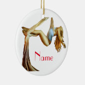 Aerial Yoga Fitness Thunder_Cove Keramik Ornament (Rechts)