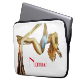 Aerial Yoga Fitness Thunder_Cove Laptopschutzhülle (Vorderseite Links)