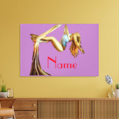 Aerial Yoga Fitness Thunder_Cove Leinwanddruck (Insitu (Wohnzimmer))