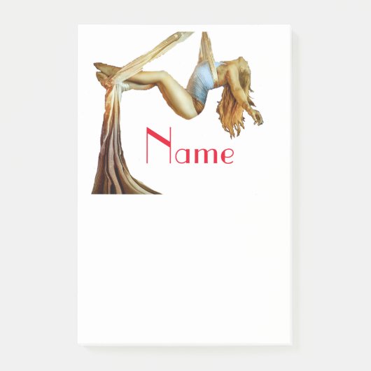 Aerial Yoga Fitness Thunder_Cove Post-it Klebezettel (Vorderseite)