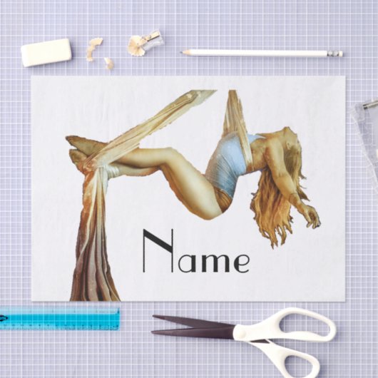 Aerial Yoga Fitness Thunder_Cove Seidenpapier (Handwerk)