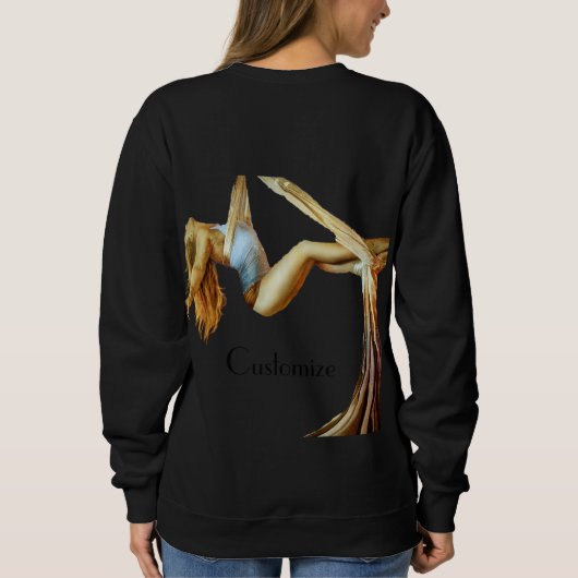 Aerial Yoga Fitness Thunder_Cove Sweatshirt (Rückseite)