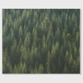 AERIALFOTOGRAFIE DES WALDES GESCHENKPAPIER (Flach)