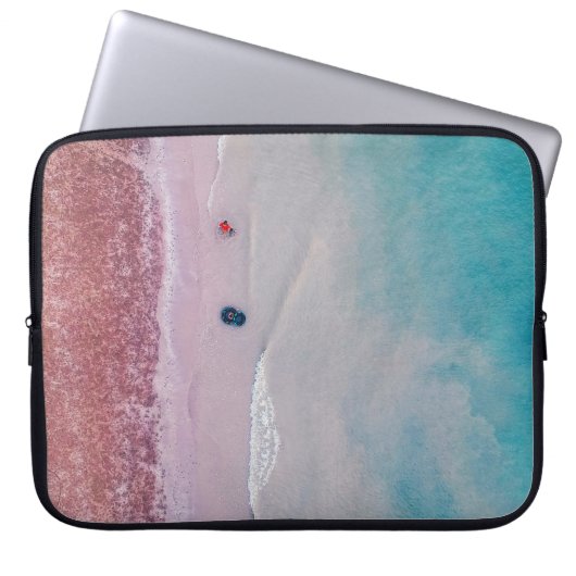 AERIALFOTOGRAPH OF SAASHORE LAPTOPSCHUTZHÜLLE (Vorderseite)