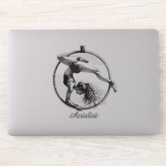 Aerialist Aerial Hoop Lyra Aufkleber (Computer)