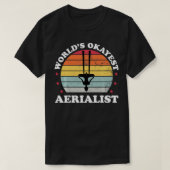 Aerialist Aerial Silks Dancer Air Yoga Acrobatics T-Shirt (Design vorne)