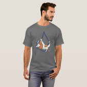 Aerialist Air Yoga Acrobatics T-Shirt (Vorne ganz)