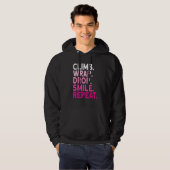 Aerialist Climb Warp Drop Smile Wiederholung Lufts Hoodie (Vorne ganz)