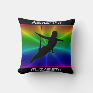Aerialist Rainbow Burst Throw Kissen