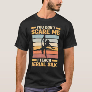 Aerialist Yoga-Lehrer Seidenakrobatik Aerial Gymna T-Shirt