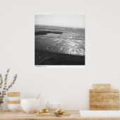 Aerials, Sacramento Valley, Reisfelder, Mai 1966 Poster (Küche)