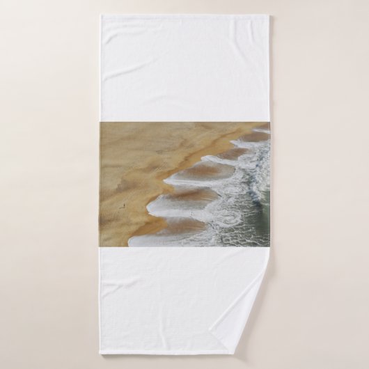 AERIELLE FOTOGRAFIE DER MEERESWELLEN BADEHANDTUCH (Badehandtuch)