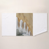 AERIELLE FOTOGRAFIE DER MEERESWELLEN BADEHANDTUCH (Badehandtuch)