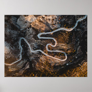 AERIELLE FOTOGRAFIE DER STRASSE POSTER