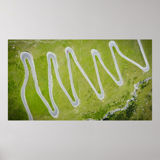 AERIELLE FOTOGRAFIE DER STRASSE POSTER