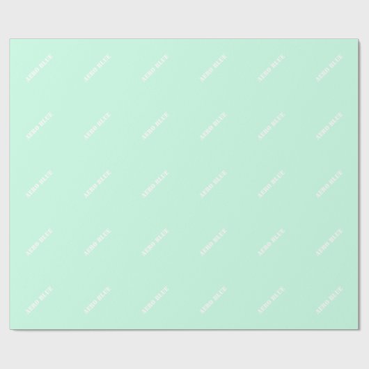 Aero blau geschenkpapier (Flach)