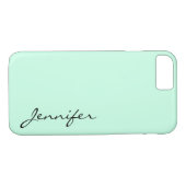 Aero-Blau-Hintergrund Case-Mate iPhone Hülle (Rückseite (Horizontal))