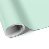 Aero blau (Vollfarbe) Geschenkpapier (Rolleneckpunkt)