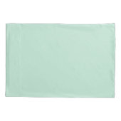 Aero blau (Vollfarbe) Kissenbezug (Rückseite)