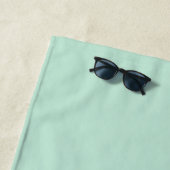 Aero blau	 (Vollfarbe)  Strandtuch (Beispiel)