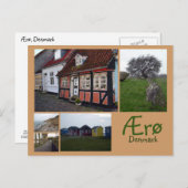 AErø Collage Postkarte (Vorne/Hinten)