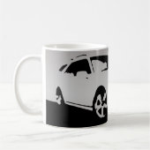 Aero Front Saabs 9-5 - Grau auf dunklem Kaffeetasse (Links)