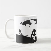 Aero Front Saabs 9-5 - Holzkohle auf hellem Kaffeetasse (Links)