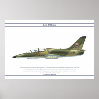 Aero L-39 Slowakei Poster