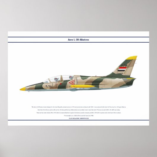 Aero L-39 Syrien Poster (Vorne)
