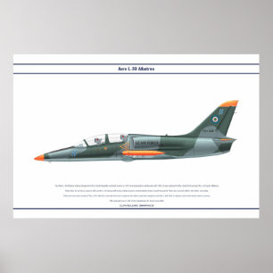Aero L-39 Usbekistan Poster