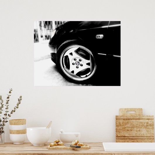 Aero-Rad - Saab 9-5 Poster (Küche)