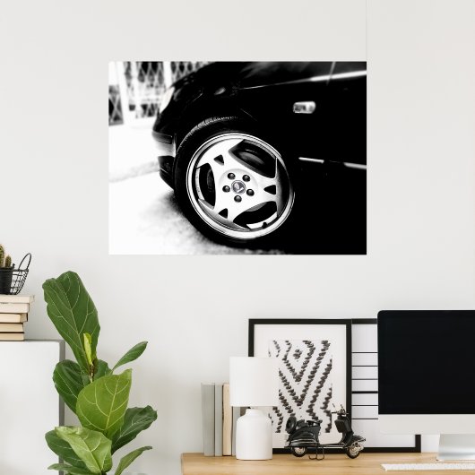 Aero-Rad - Saab 9-5 Poster (Heimbüro)