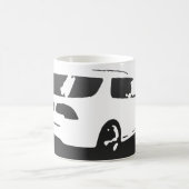 Aero Rückseite Saabs 9-5 - Holzkohle auf hellem Kaffeetasse (Mittel)