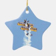 Aerobatic Doppeldecker im Flug