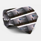 Aerobatic Flugzeug im Blitz Krawatte (Gerollt)