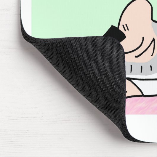 aerobe Wissenschaftler der anaeroben Bakterien Mousepad (Ecke)