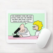 aerobe Wissenschaftler der anaeroben Bakterien Mousepad (Mit Mouse)